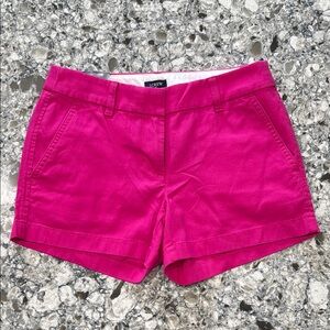 J. Crew Pink  Shorts Tailored Cotton Blend NWT